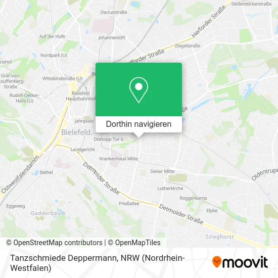 Tanzschmiede Deppermann Karte