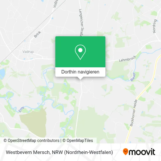 Westbevern Mersch Karte