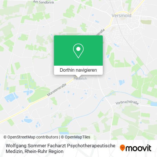 Wolfgang Sommer Facharzt Psychotherapeutische Medizin Karte