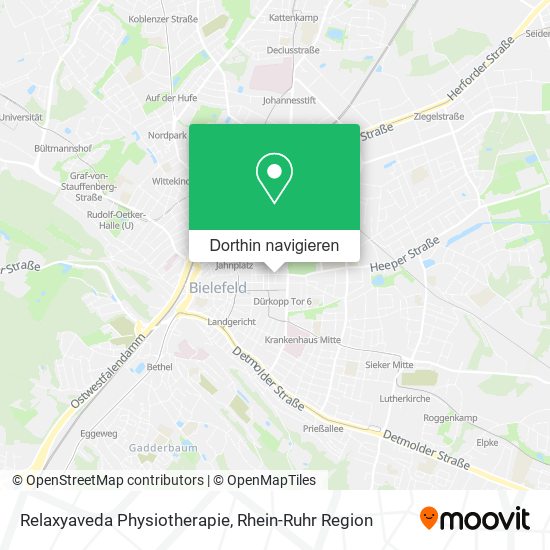 Relaxyaveda Physiotherapie Karte