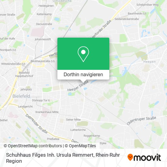 Schuhhaus Filges Inh. Ursula Remmert Karte
