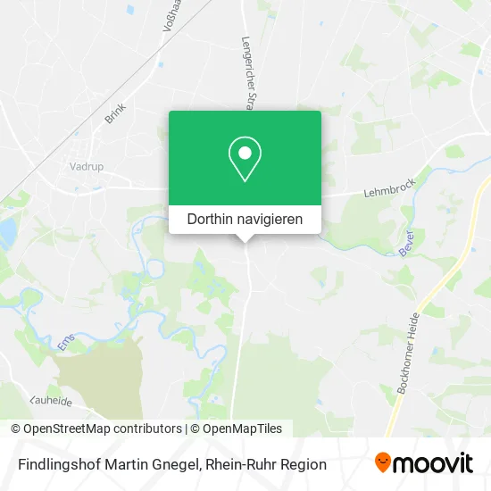 Findlingshof Martin Gnegel Karte