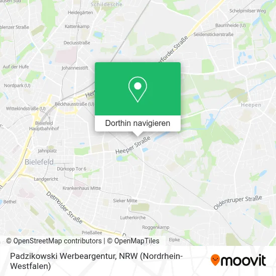 Padzikowski Werbeargentur Karte