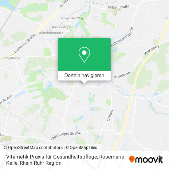 Vitametik Praxis für Gesundheitspflege, Rosemarie Kelle Karte