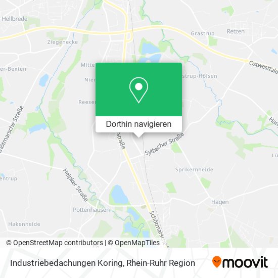Industriebedachungen Koring Karte