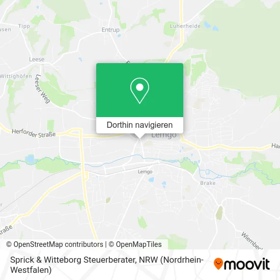 Sprick & Witteborg Steuerberater Karte