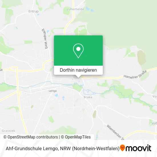 Ahf-Grundschule Lemgo Karte