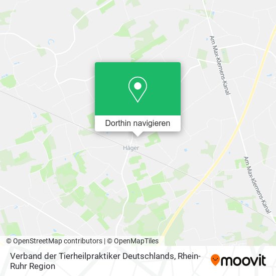 Verband der Tierheilpraktiker Deutschlands Karte