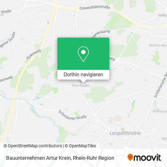 Bauunternehmen Artur Krein Karte