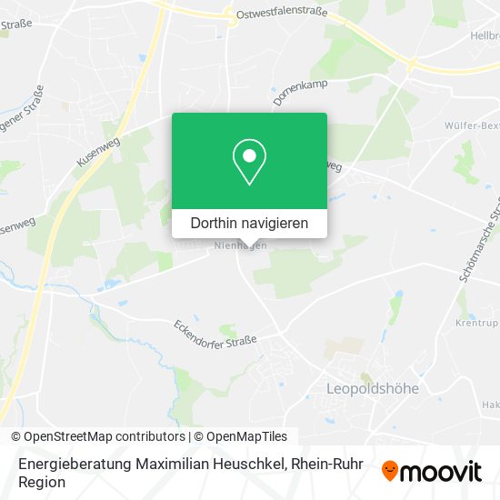 Energieberatung Maximilian Heuschkel Karte