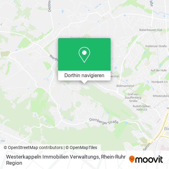 Westerkappeln Immobilien Verwaltungs Karte