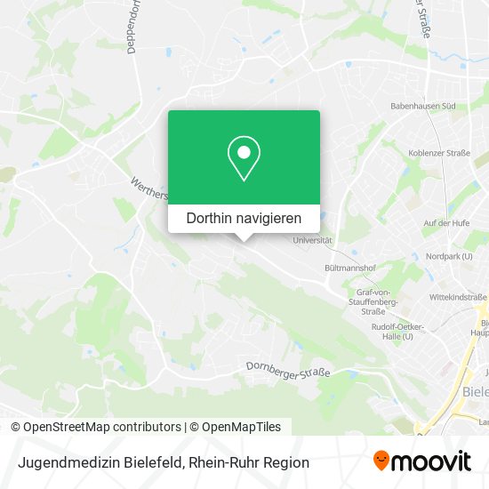 Jugendmedizin Bielefeld Karte