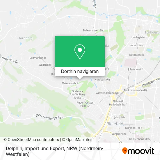 Delphin, Import und Export Karte