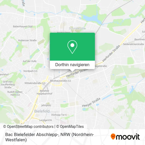 Bac Bielefelder Abschlepp- Karte