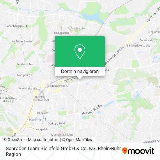 Schröder Team Bielefeld GmbH & Co. KG Karte