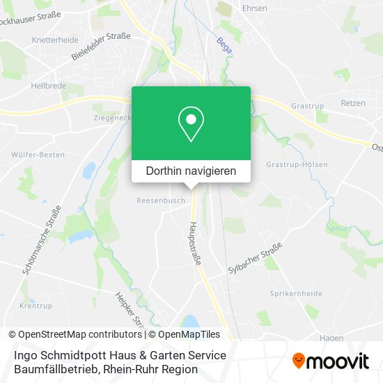 Ingo Schmidtpott Haus & Garten Service Baumfällbetrieb Karte