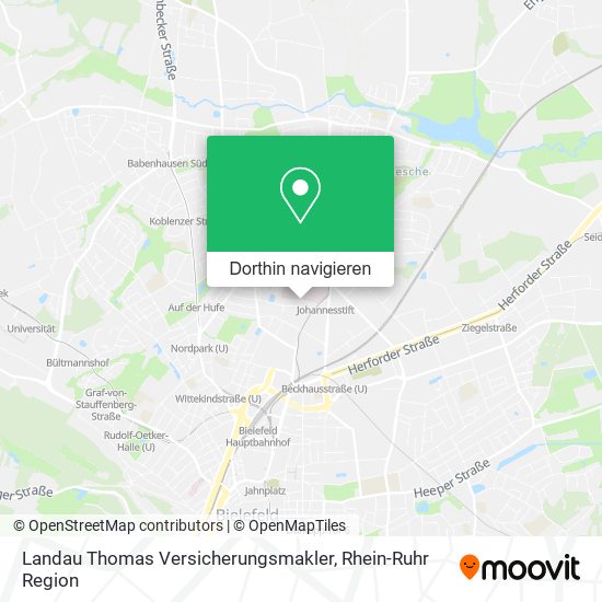 Landau Thomas Versicherungsmakler Karte