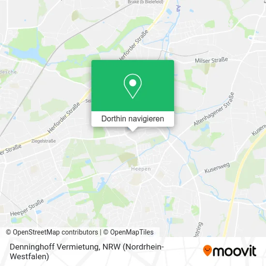 Denninghoff Vermietung Karte