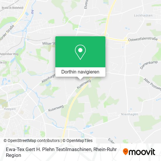 Ewa-Tex Gert H. Plehn Textilmaschinen Karte