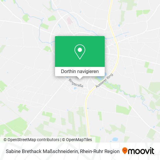 Sabine Brethack Maßschneiderin Karte