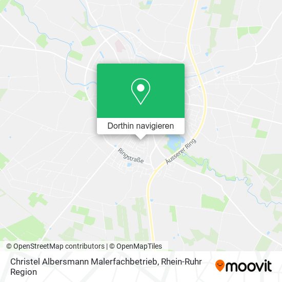 Christel Albersmann Malerfachbetrieb Karte