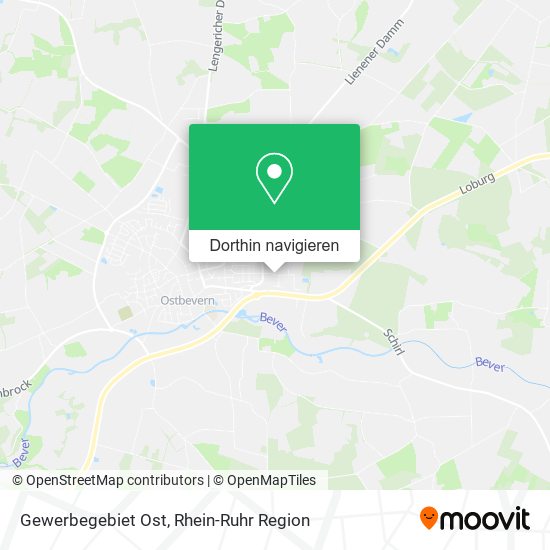 Gewerbegebiet Ost Karte