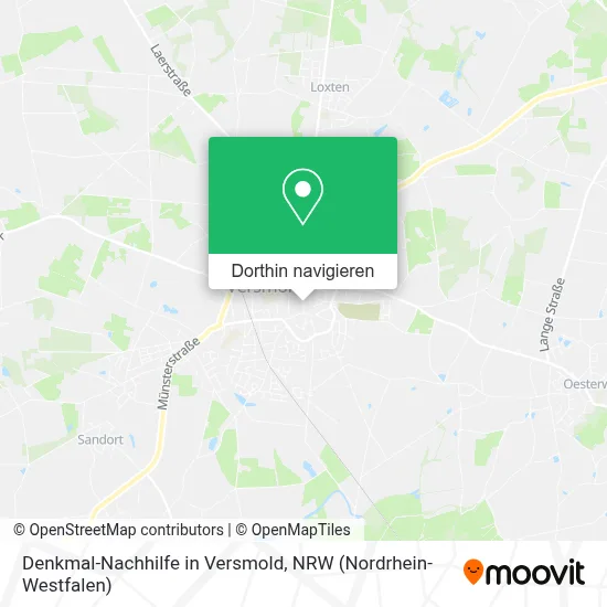 Denkmal-Nachhilfe in Versmold Karte