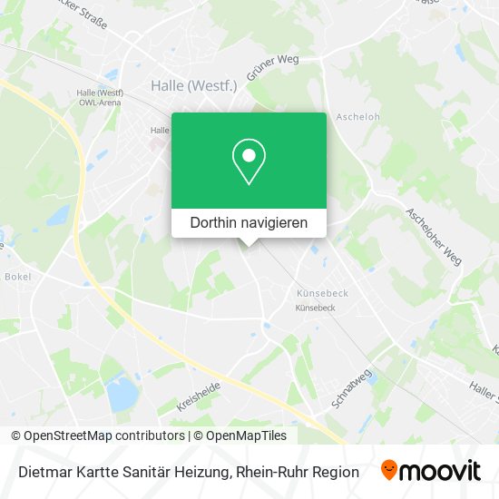 Dietmar Kartte Sanitär Heizung Karte