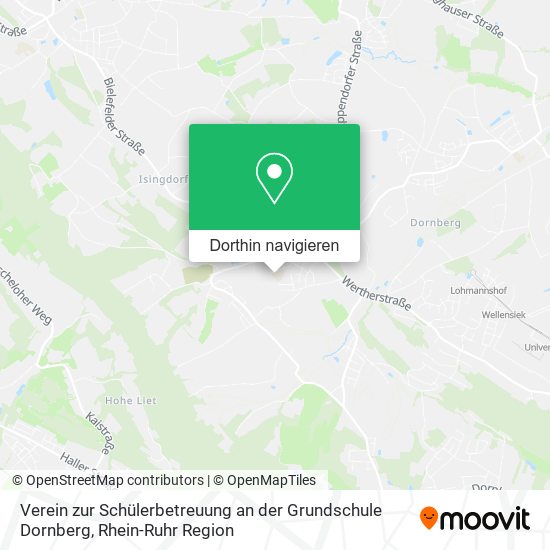 Verein zur Schülerbetreuung an der Grundschule Dornberg Karte