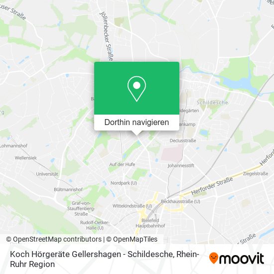 Koch Hörgeräte Gellershagen - Schildesche Karte
