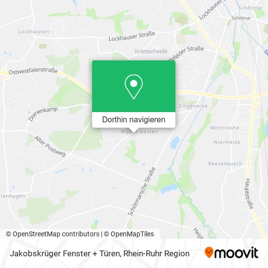 Jakobskrüger Fenster + Türen Karte