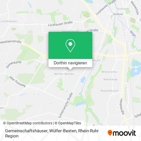 Gemeinschaftshäuser, Wülfer-Bexten Karte