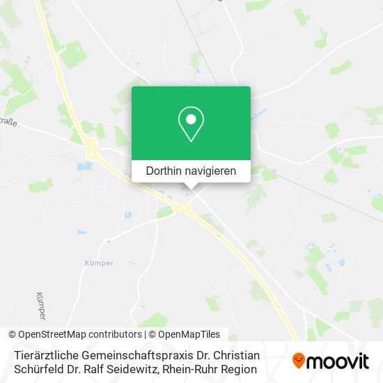 Tierärztliche Gemeinschaftspraxis Dr. Christian Schürfeld Dr. Ralf Seidewitz Karte