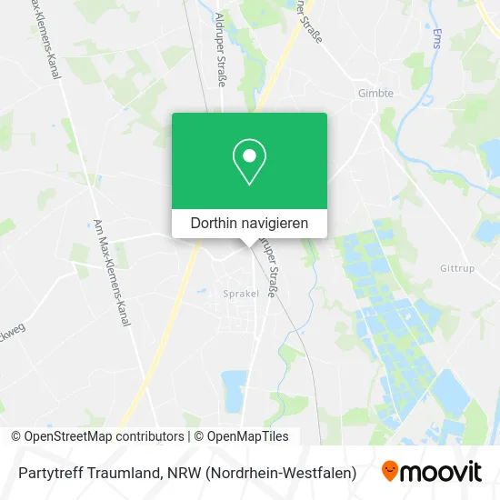 Partytreff Traumland Karte