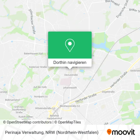 Perinaja Verwaltung Karte