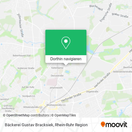 Bäckerei Gustav Bracksiek Karte