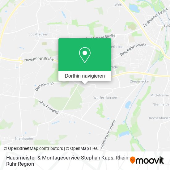 Hausmeister & Montageservice Stephan Kaps Karte