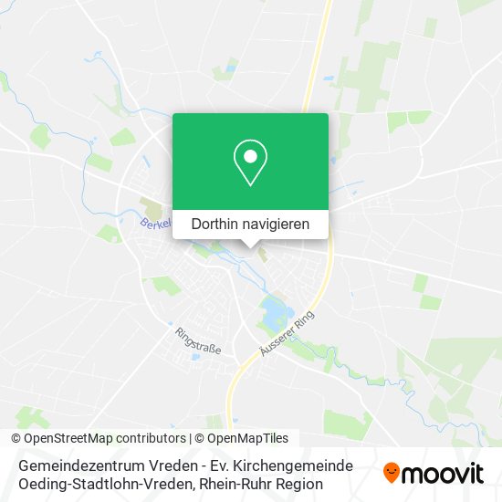 Gemeindezentrum Vreden - Ev. Kirchengemeinde Oeding-Stadtlohn-Vreden Karte