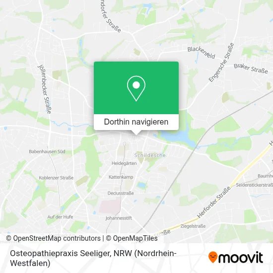 Osteopathiepraxis Seeliger Karte