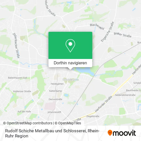 Rudolf Schiche Metallbau und Schlosserei Karte