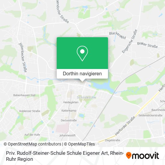 Priv. Rudolf-Steiner-Schule Schule Eigener Art Karte