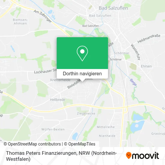 Thomas Peters Finanzierungen Karte