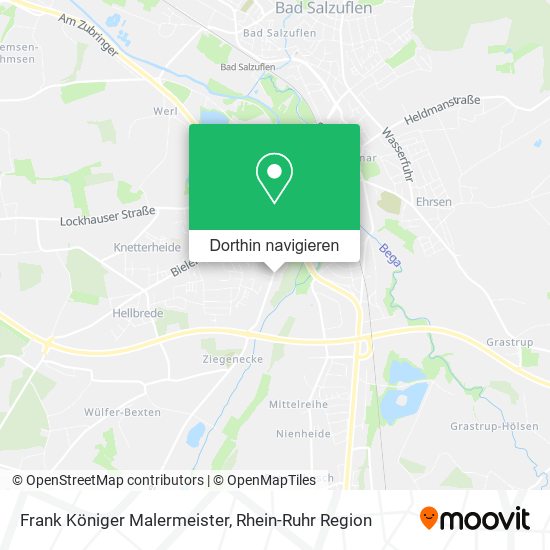 Frank Königer Malermeister Karte