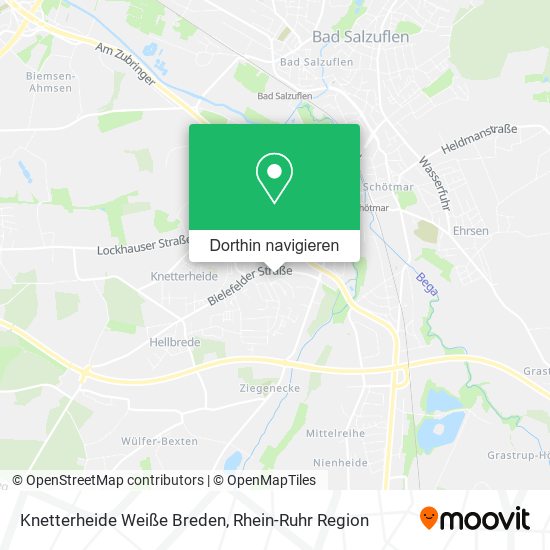 Knetterheide Weiße Breden Karte