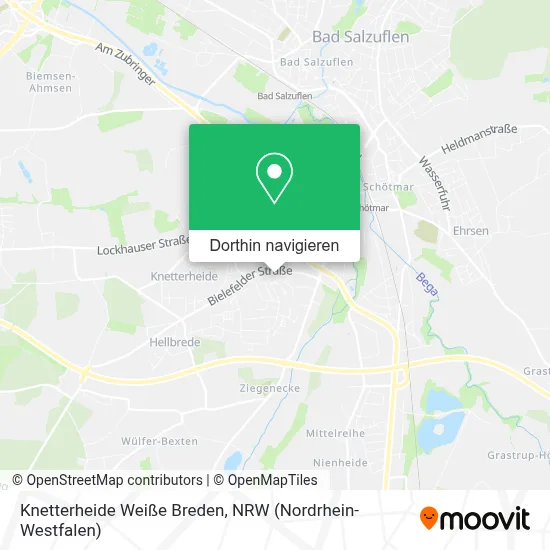 Knetterheide Weiße Breden Karte