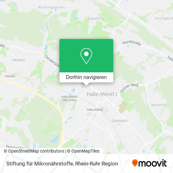 Stiftung für Mikronährstoffe Karte