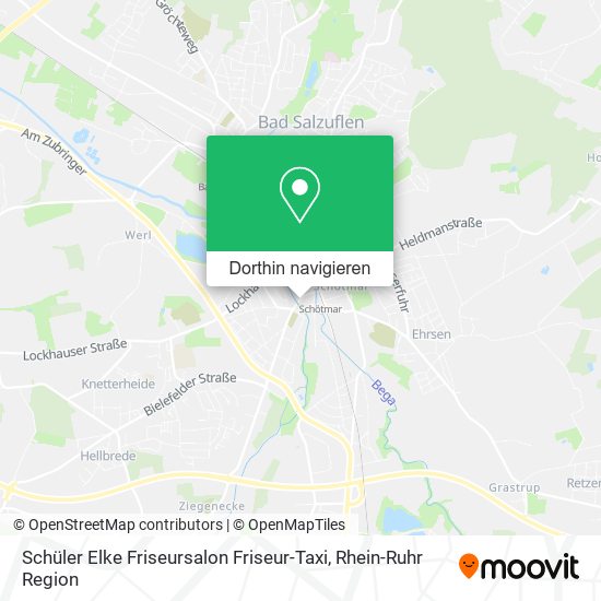Schüler Elke Friseursalon Friseur-Taxi Karte