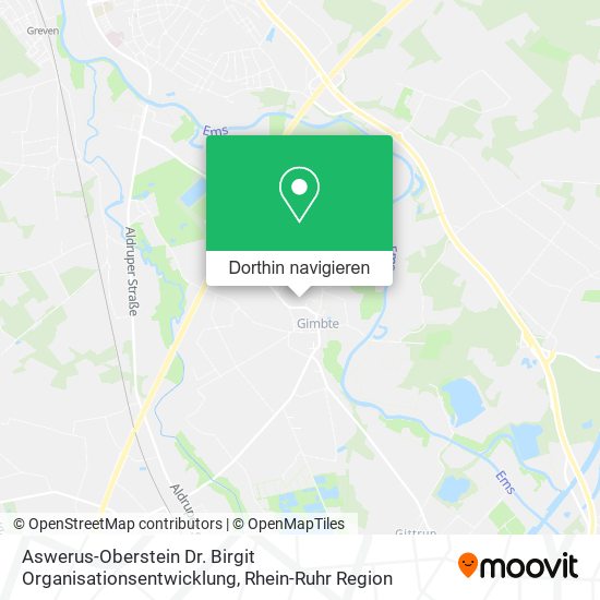 Aswerus-Oberstein Dr. Birgit Organisationsentwicklung Karte