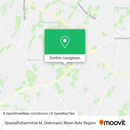 Spezialfuttermittel M. Diekmann Karte
