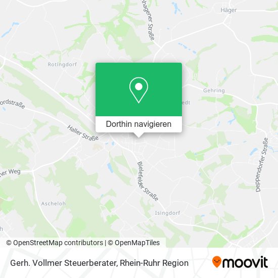 Gerh. Vollmer Steuerberater Karte